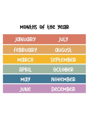 Picture of MONTHS OF THE YEAR