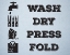 Picture of WASH DRY PRESS FOLD
