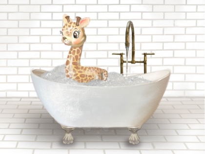 Picture of GIRAFFE IN BATHTUB