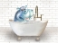 Picture of HIPPO IN BATHTUB