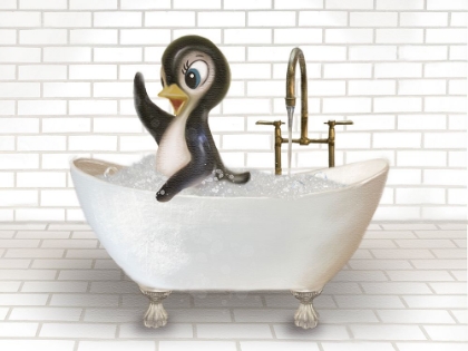 Picture of PENGUIN IN BATHTUB