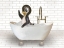 Picture of PENGUIN IN BATHTUB