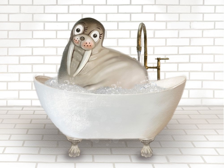 Picture of WALRUS IN BATHTUB