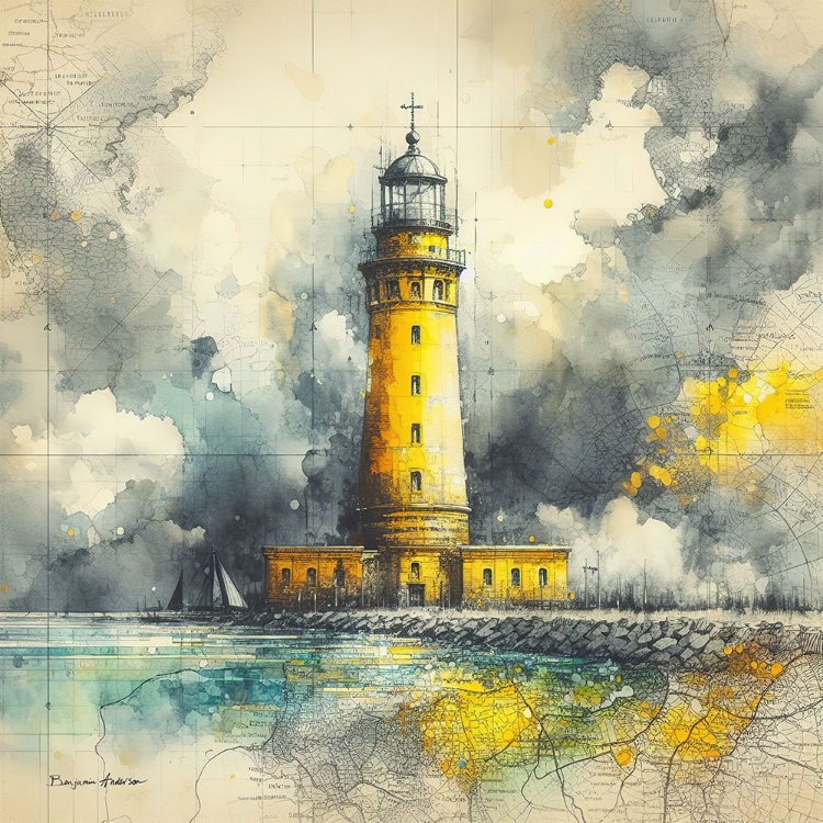 Picture of YELLOW LIGHTHOUSE
