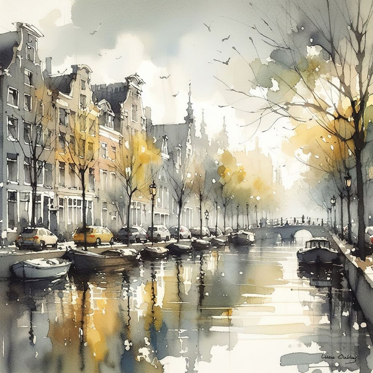 Picture of CANALS OF AMSTERDAM III