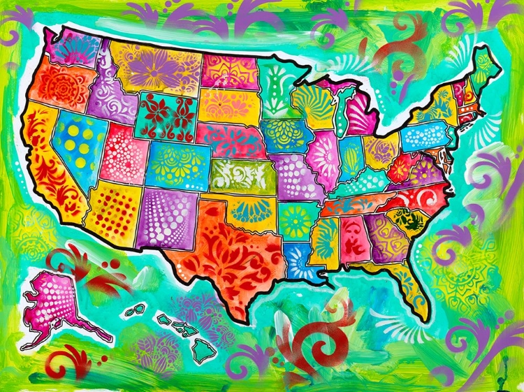 Picture of MAP OF USA