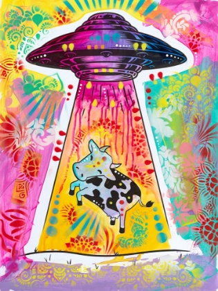 Picture of UFO STEALING COW