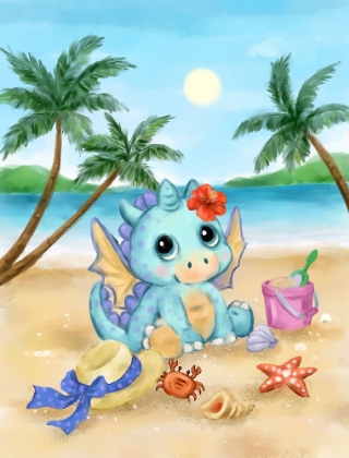 Picture of BABY DRAGON IN SUMMER