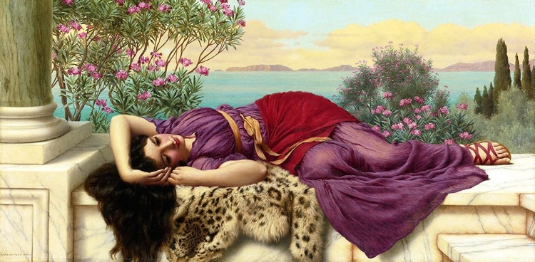 Picture of SWEET IDLENESS I - JOHN WILLIAM GODWARD