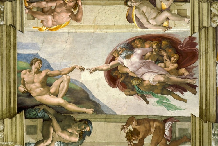 Picture of THE CREATION OF ADAM - MICHELANGELO