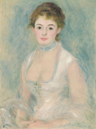 Picture of MADAME HENRIOT 1876 BY AUGUSTE RENOIR