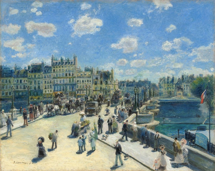 Picture of PONT NEUF, PARIS 1872 BY AUGUSTE RENOIR