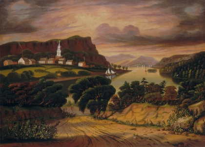 Picture of LAKE GEORGE AND THE VILLAGE OF CALDWELL - THOMAS CHAMBERS