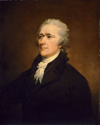 Picture of PORTRAIT OF HAMILTON - JOHN TRUMBULL