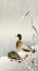 Picture of TWO DUCKS ON SNOWY REED - OHARA KOSON