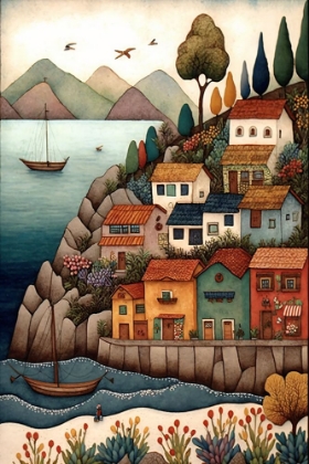 Picture of FOLK ART HARBORS 18