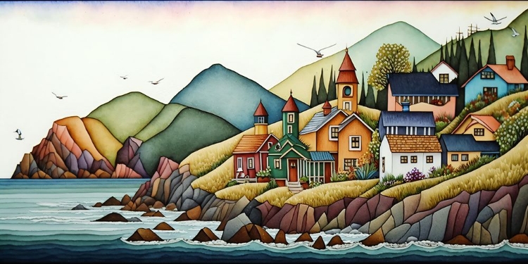 Picture of FOLK ART HARBORS 24