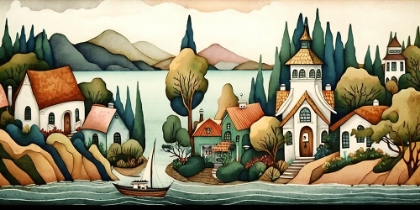 Picture of FOLK ART HARBORS 25