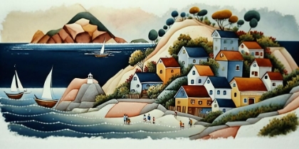 Picture of FOLK ART HARBORS 26