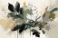 Picture of OIL PAINTING EXPRESSIVE FLOWERS GREEN 5