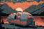 Picture of SILKSCREEN CAMPER ON THE LAKE 4