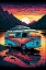 Picture of SILKSCREEN CAMPER ON THE LAKE 19