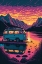 Picture of SILKSCREEN CAMPER ON THE LAKE 20