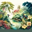 Picture of TROPICAL WATERCOLOR PARADISE 11