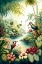 Picture of TROPICAL WATERCOLOR PARADISE 15