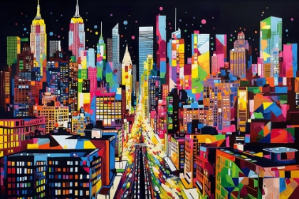 Picture of POP ART NEW YORK BY NIGHT 1