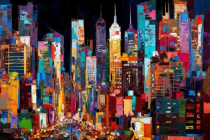 Picture of POP ART NEW YORK BY NIGHT 2