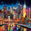 Picture of POP ART NEW YORK BY NIGHT 3