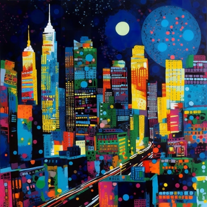 Picture of POP ART NEW YORK BY NIGHT 4