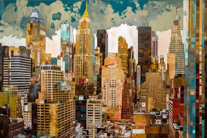 Picture of POP ART NEW YORK GOLD 3