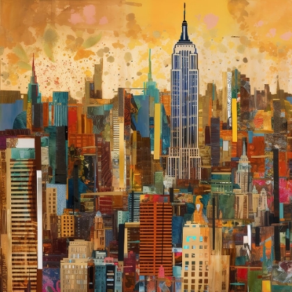 Picture of POP ART NEW YORK GOLD 4