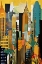 Picture of POP ART NEW YORK GOLD 5