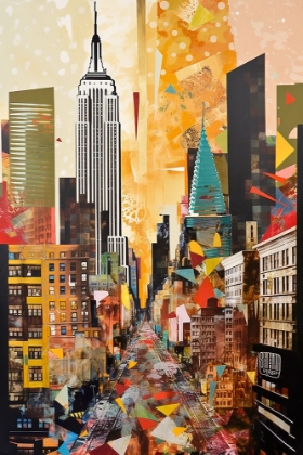 Picture of POP ART NEW YORK GOLD 7