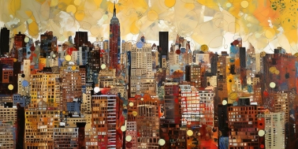 Picture of POP ART NEW YORK GOLD 9