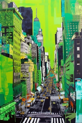 Picture of POP ART NEW YORK GREEN