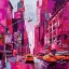 Picture of POP ART NEW YORK PINK 2