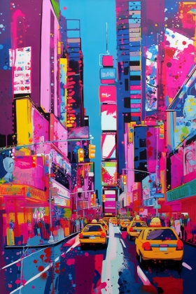 Picture of POP ART NEW YORK PINK 4