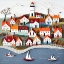 Picture of PAPER ART COASTAL SCENE20