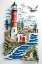 Picture of PAPER ART COASTAL SCENE21
