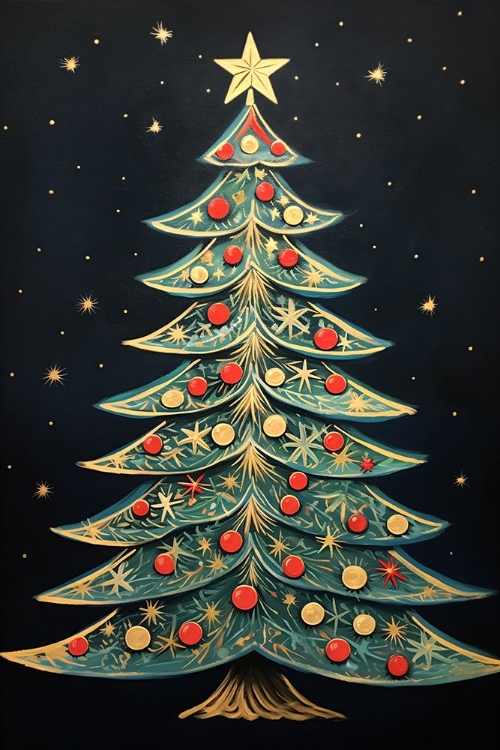 Picture of ART DECO CHRISTMAS TREE 6