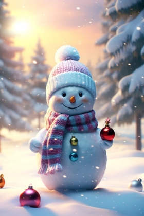 Picture of CHRISTMAS SNOWMAN 1