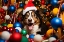 Picture of HAPPY CHRISTMAS DOG 1