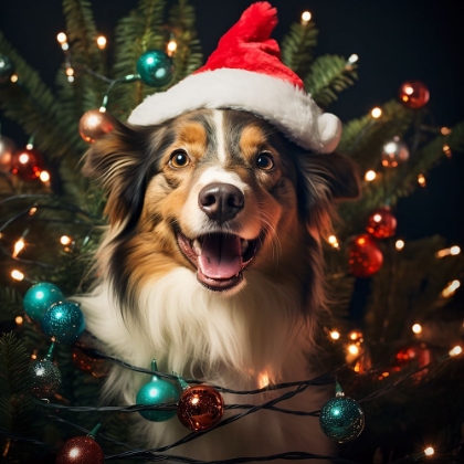 Picture of HAPPY CHRISTMAS DOG 5