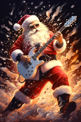 Picture of SANTA ROCKING IT 1