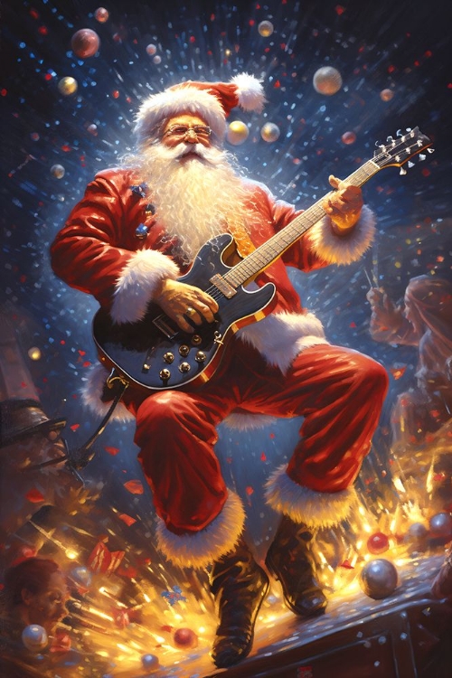 Picture of SANTA ROCKING IT 8