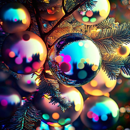 Picture of SHINY CHRISTMAS BALLS 2